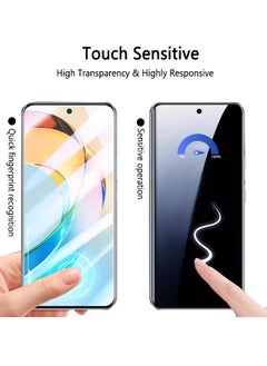 X-level 3 PCS Tempered Glass for HONOR X9b 5g Screen Protector, Comfortable Touch Feeling,Easy Install, High Responsive Anti-scratch Anti-drop Anti-fingerprint Phone Display Cover Accessory  - Image 2