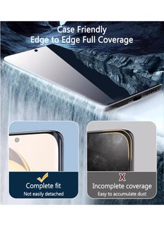X-level 3 PCS Tempered Glass for HONOR X9b 5g Screen Protector, Comfortable Touch Feeling,Easy Install, High Responsive Anti-scratch Anti-drop Anti-fingerprint Phone Display Cover Accessory  - Image 3