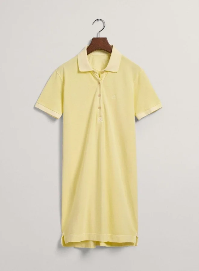 غانت Gant Sunfaded Piqué Polo Dress