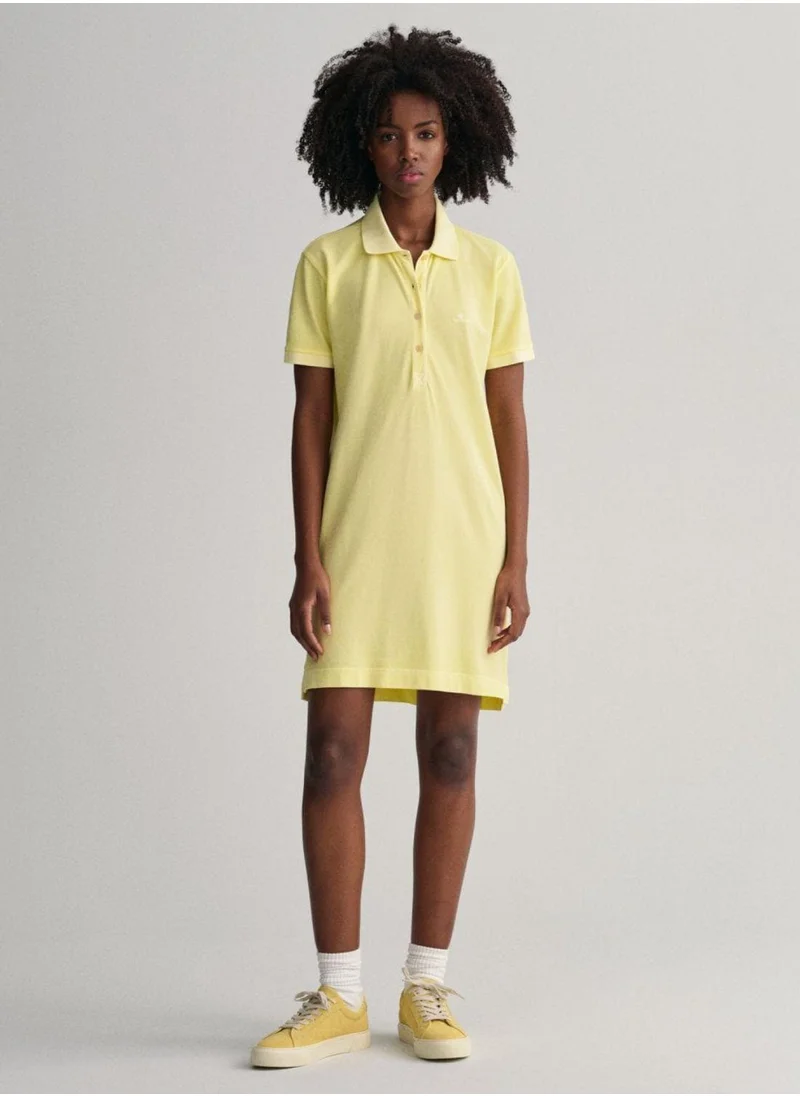 GANT Gant Sunfaded Piqué Polo Dress