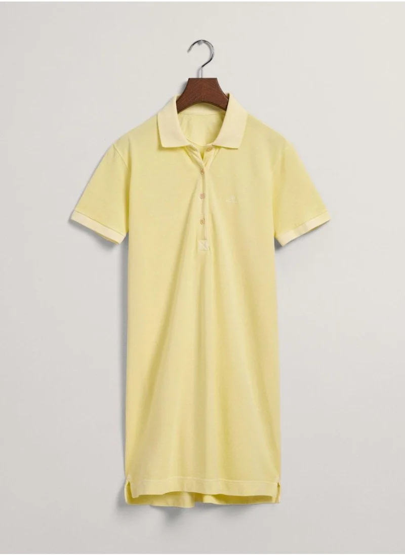 غانت Gant Sunfaded Piqué Polo Dress