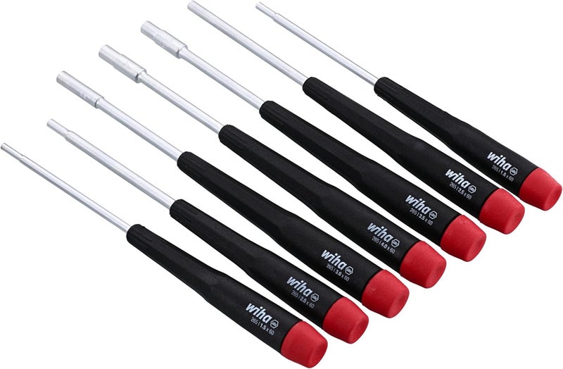 Wiha مجموعة مفاتيح صواميل Wiha 26592 مع مقبض دقيق مقياس 7 قطع - Image 2