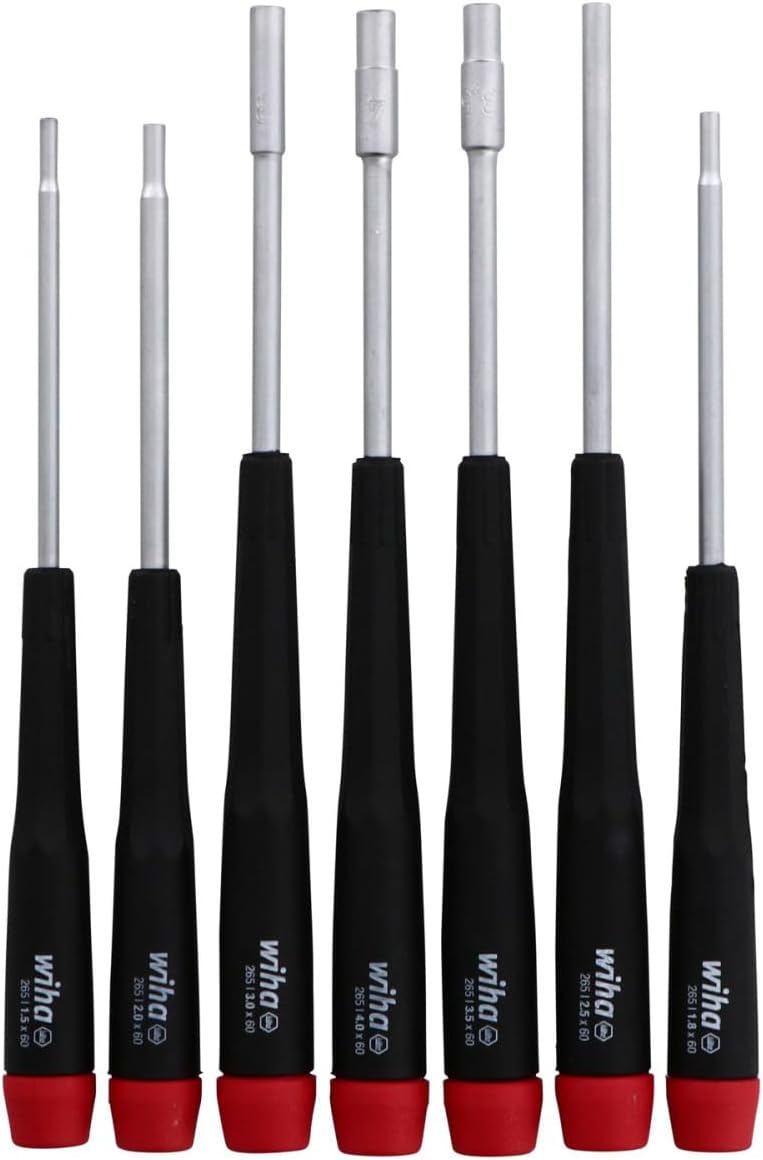 Wiha مجموعة مفاتيح صواميل Wiha 26592 مع مقبض دقيق مقياس 7 قطع - Image 3