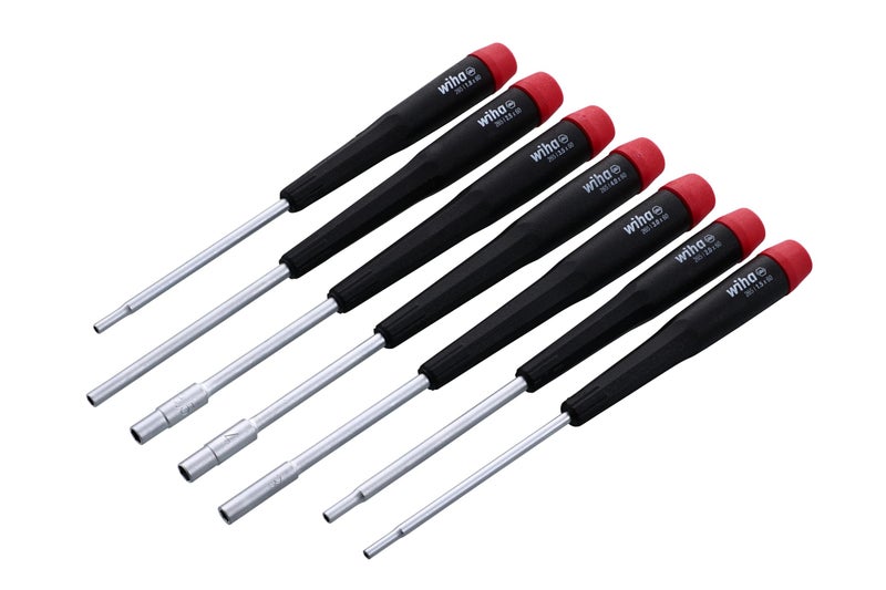Wiha مجموعة مفاتيح صواميل Wiha 26592 مع مقبض دقيق مقياس 7 قطع - Image 1