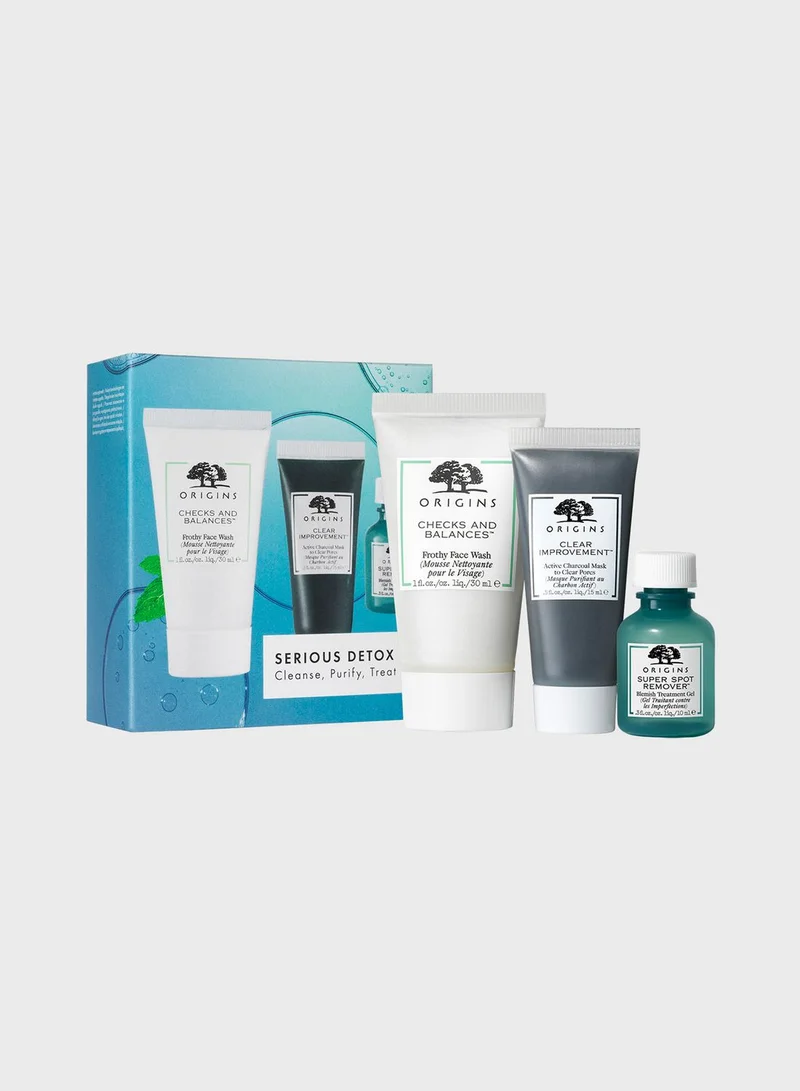 Origins Serious Detox Cleanse, Purify, Treat, Savings 32%