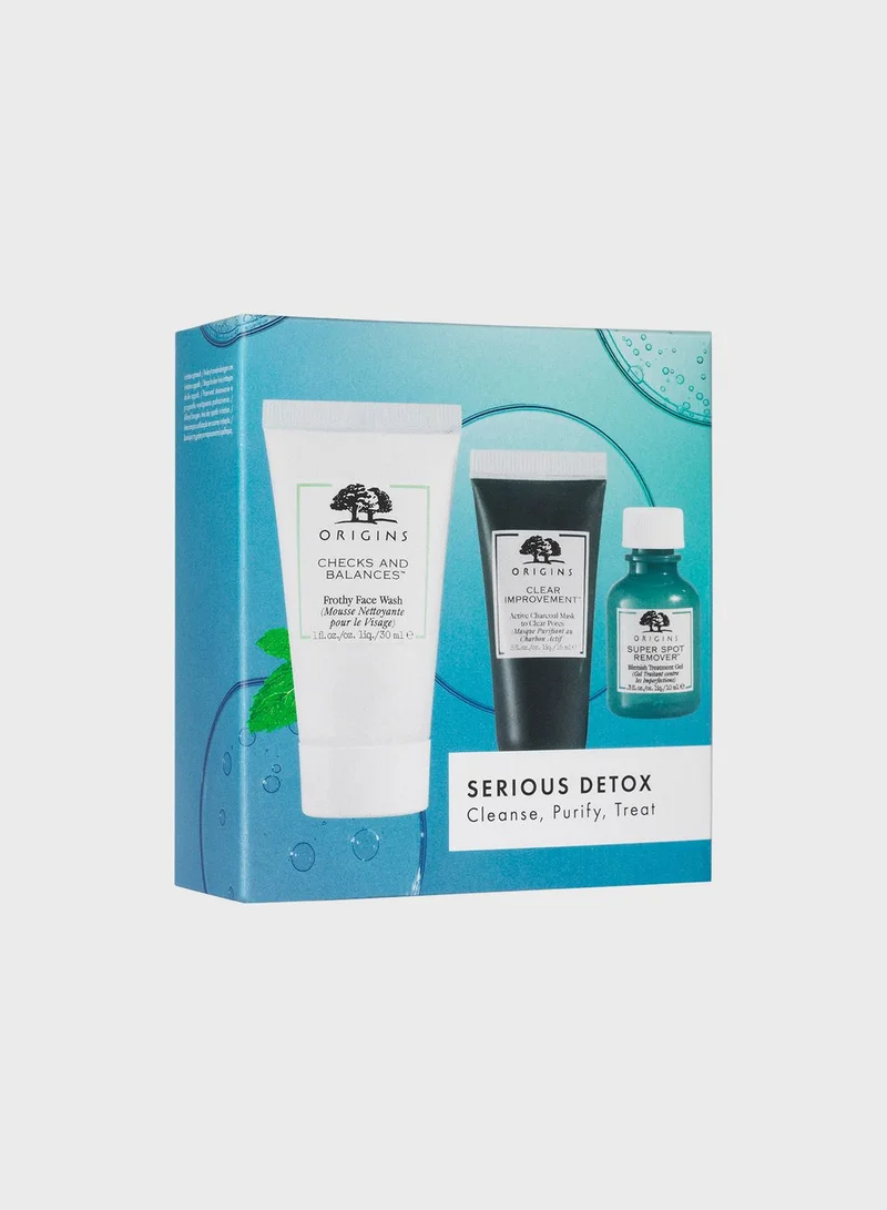 Origins Serious Detox Cleanse, Purify, Treat, Savings 32%