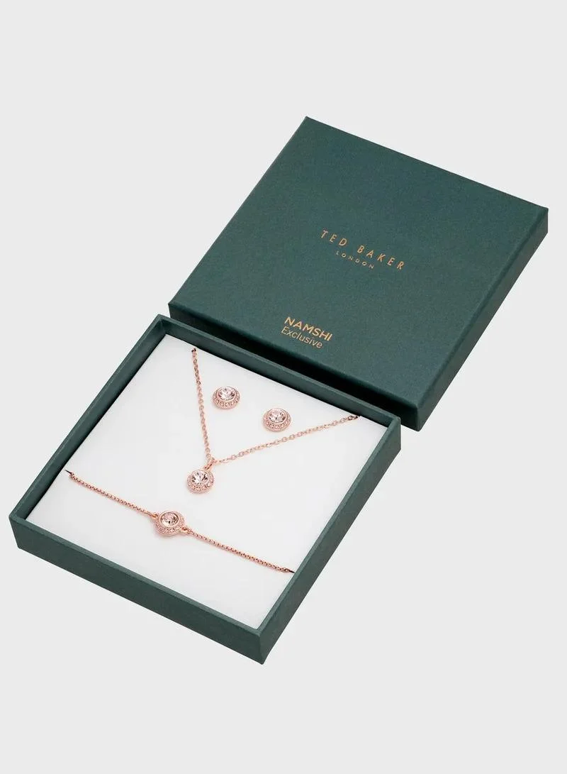 Ted Baker Soliit Solitaire Sparkle Crystal Triple Gift Set