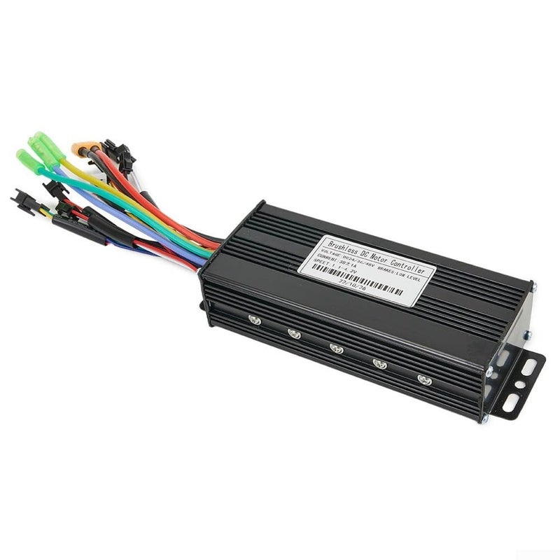 Cloudpower Ebike Controller JN Sine Wave Brushless Motor Controller 24V/36V/48V 30A 750W/1000W 3 Mode Aluminum For Electric Bike Or Scooter Motors For UART No.2 Protocol With Or Without Hall Sensor Black - Image 1