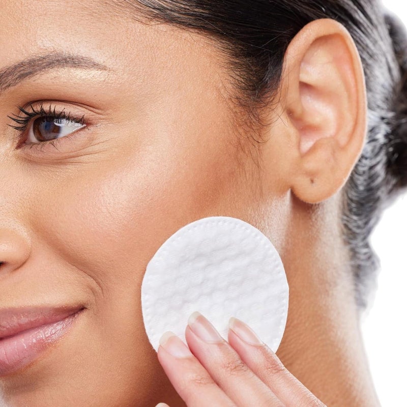 Intrinsics Cotton Naturelles (80 Count) - 2â€ Medium-High Absorbency Cotton Rounds, Lint-Free Hypoallergenic Cotton Pads, for Makeup Removal, Cleansing & Cosmetic Application - Image 3