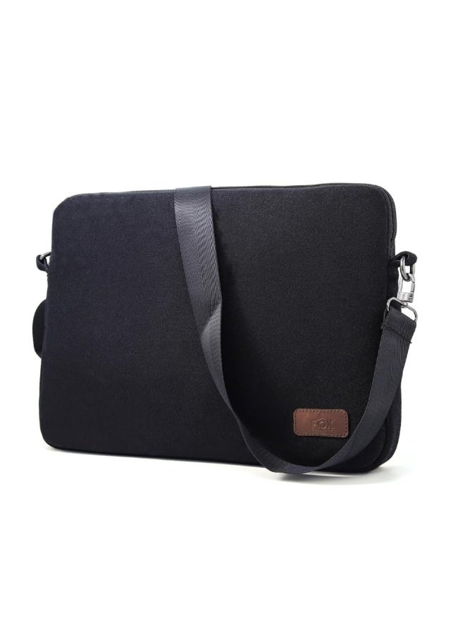 Fox Felt Laptop Sleeve for a Royal Look | Compatible with: Laptop Storage Bag for All Devices, Portable Felt Protective Case for Notebook and Tablet, Unisex 15.6 inch 