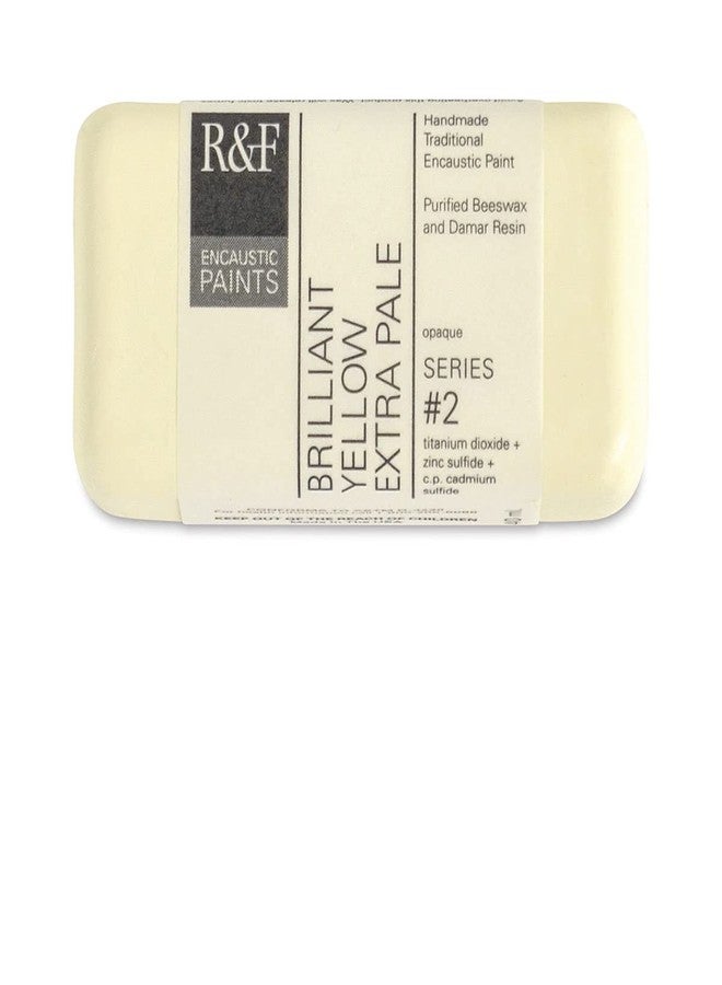 R&F Encaustic Paint, 40ml, Brilliant Yellow Extra Pale