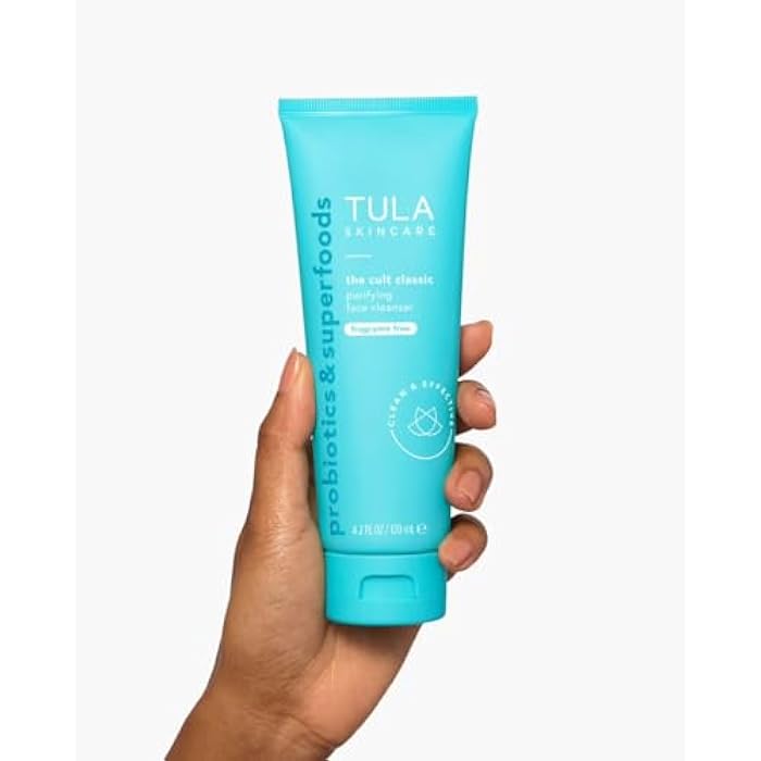 TULA Skin Care Cult Classic Purifying Face Cleanser - Gentle and Effective Face Wash, Makeup Remover, Nourishing and Hydrating - Image 2