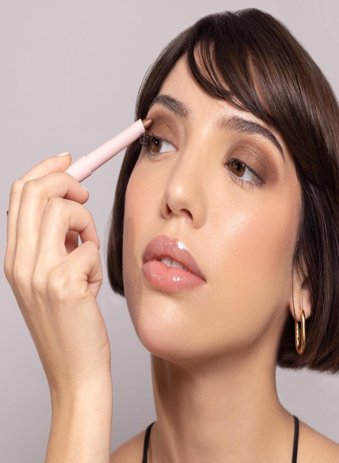 Wander Beauty Wandering Eyes Shadow Stick - Coffee Date (Warm Mocha Shimmer) - Smudge and Crease Free Cream Eyeshadow With Tamarind & Jojoba Oil - Illuminate, Line & Define - 0.05 oz - Image 5