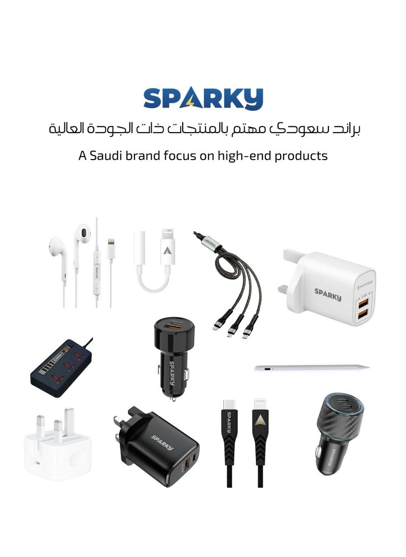 Sparky AUX cable male to male black  - Image 4