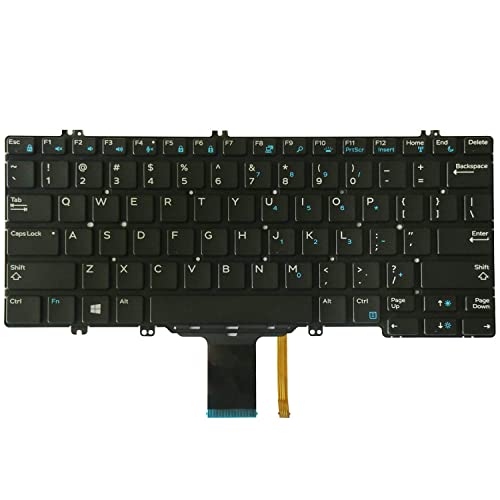 Wefly Laptop Keyboard for Dell Latitude 5290 7280 7290 7390 5280 5288 5289 7389 Laptop Compatible P/N: PK131S51B00 V160325BS - Image 3