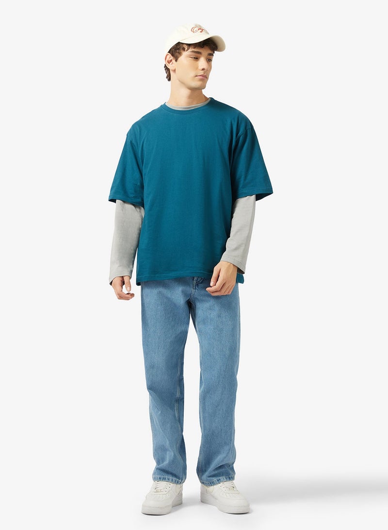 Seventy Five Basics Pack of 2 Oversized T-Shirt - Image 5