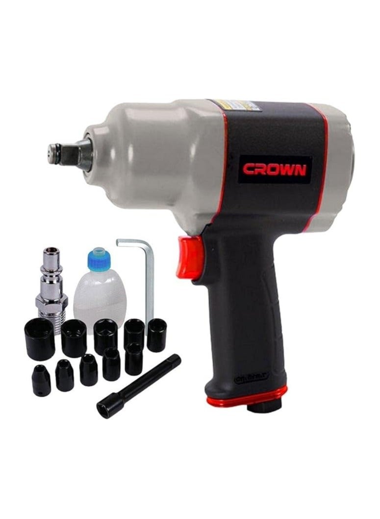 Crown 1/2" Torque Wrench Set 660 Nm - 11 Pieces with Plastic Case - CT38113BMC - Crown - Image 2