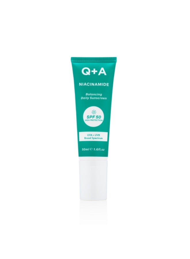 Q+A Q + A Niacinamide Sunscreen 50ml - Image 2