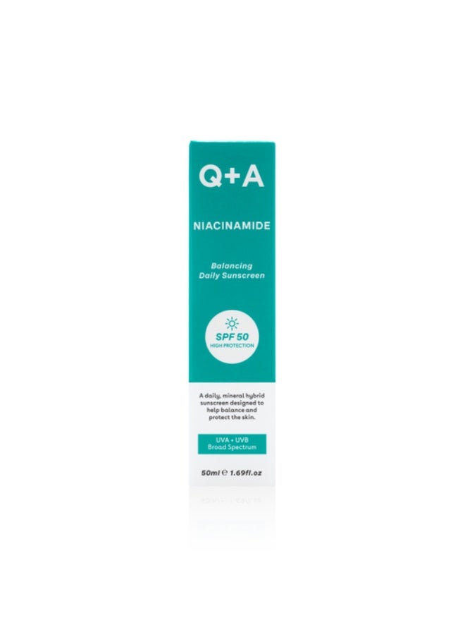 Q+A Q + A Niacinamide Sunscreen 50ml - Image 3