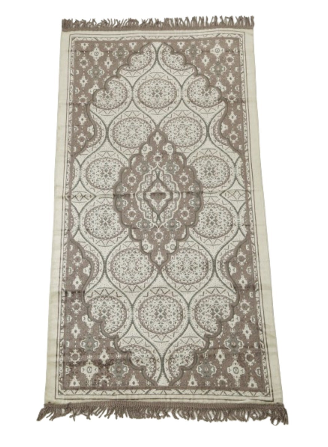 Prayer Mat 614GSM Anti-Slip Velvet Top Islamic Prayer Mat New Design Thick Padded Sajadah Prayer Rug for Men Women Eid Gift Ramadan ( 140cm X 70cm)