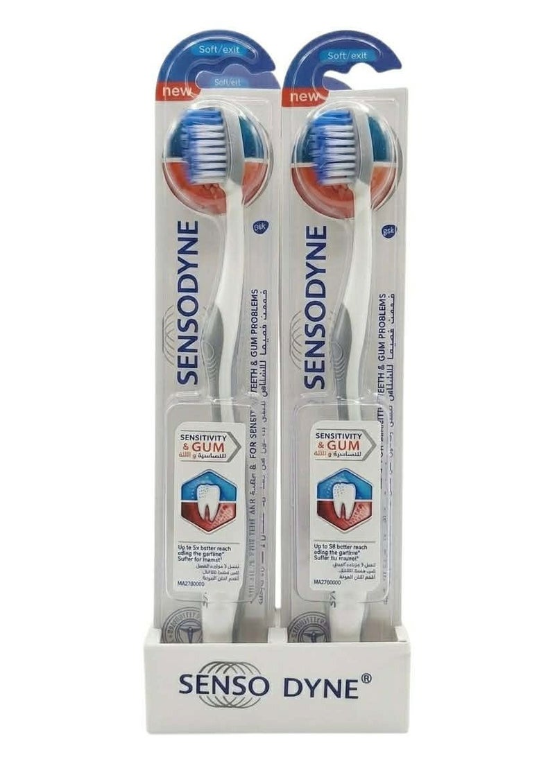 Sensodyne Repair & Protect Soft Manual Toothbrush – Pack of 2 - Image 1