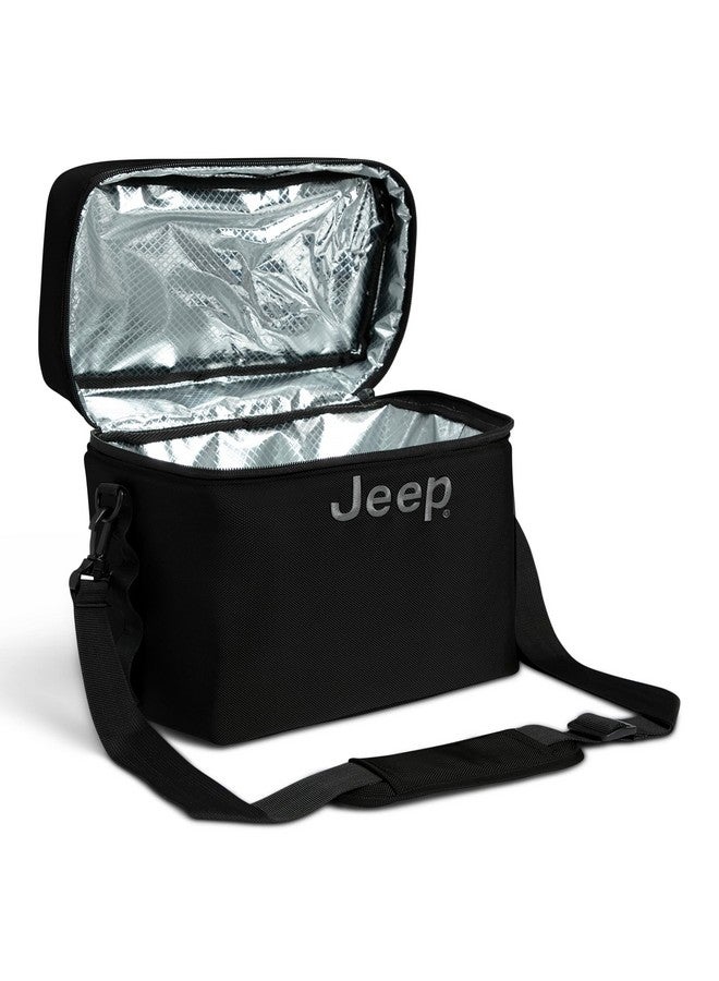 Delta CHILDREN Jeep Wrangler Cooler Bag and Frame by Delta Children (Works with Jeep Wrangler Stroller Wagon #60001) - Holds 16 Cans or 15 Pounds, Black - Image 4