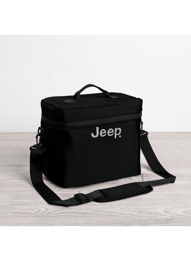 Delta CHILDREN Jeep Wrangler Cooler Bag and Frame by Delta Children (Works with Jeep Wrangler Stroller Wagon #60001) - Holds 16 Cans or 15 Pounds, Black - Image 1