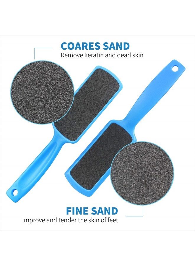 Fu Store 3 Pcs Pedicure Foot Files Callus Remover with Double Sided Feet Rasp for Dead Skin Professional Scrubber for Feet - Image 2