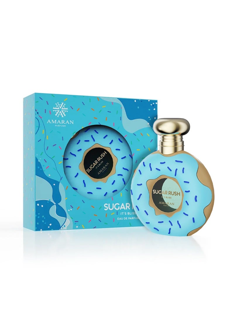 AMARAN Sugar Rush It's Bliss Amaran EDP 100ml Unisex Perfume | Sweet Gourmand Perfume with Cherry Creamy Milk - Image 2