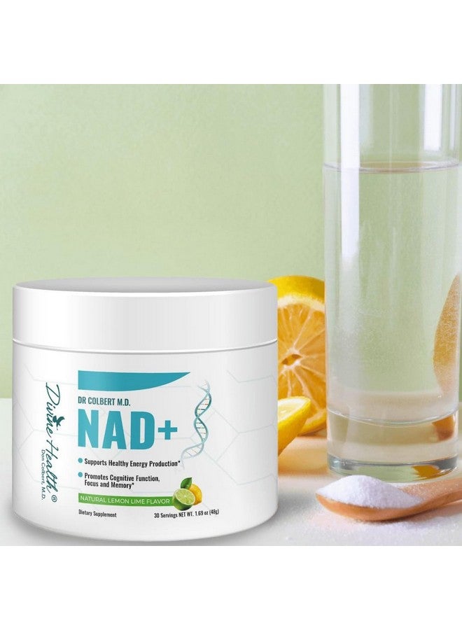 Divine Health NAD+ Powder | Lemon-Lime | Dr. Don Colbert’s Energy Boost Formula | 30 Servings - Image 2