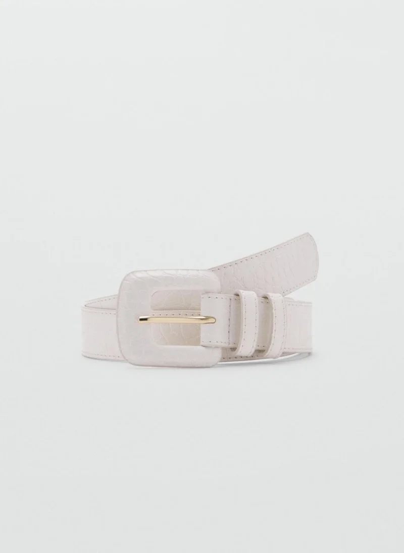 مانجو Crocodile-Effect Belt