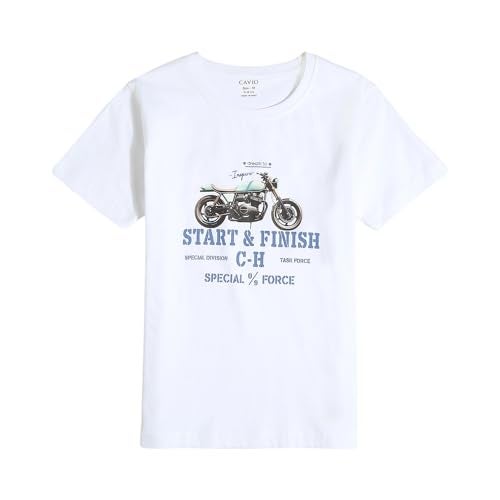 CAVIO Boys Navy Regular Fit Printed Casual Cotton Half Sleeve Shirt and T-Shirt - Image 2