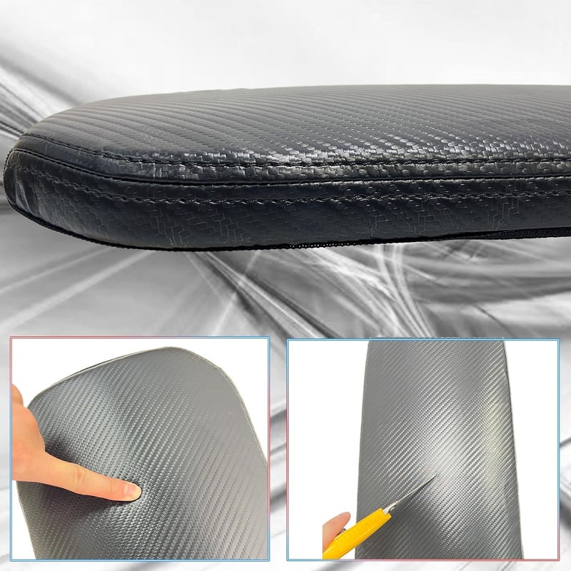 MUXEE Microfiber Leather Armrest Cover for Kia Stinger - Image 4