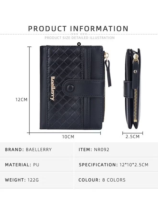 baellerry High-quality multifunctional wallet Fashionable color matching, PU feels soft and comfortable - Image 3