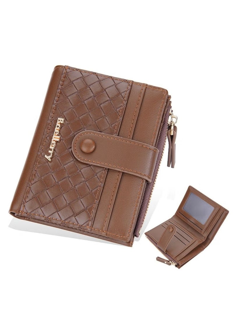 baellerry High-quality multifunctional wallet Fashionable color matching, PU feels soft and comfortable - Image 1