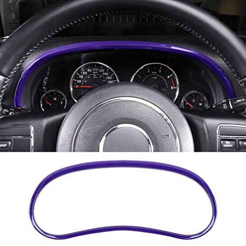 Jimen Compatible with 2011-2018 Jeep Wrangler JK & Unlimited Instrument Panel Trim Cover Dashboard Accessories (Purple) - Image 1