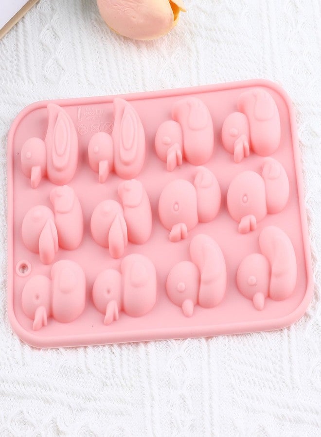 YIMINGMOLD قوالب سيليكون على شكل بطة من YIMINGMOLD، 12 تجويفًا، قالب سيليكون على شكل بطة للشوكولاتة - Image 4