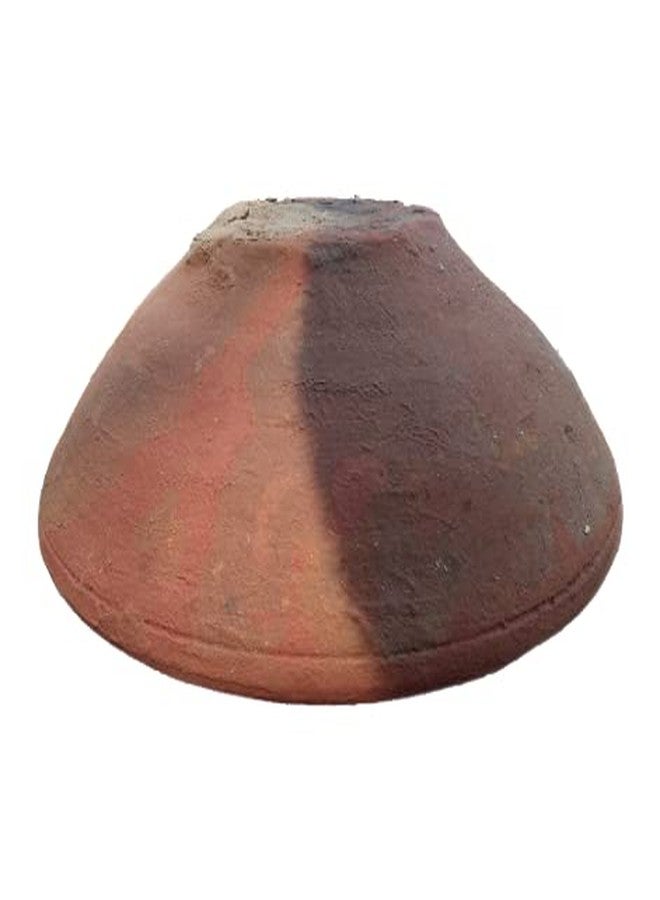 LKC Clay Diya for Pooja Big Size & Birds Drinking Pot 17.5X17.5 CM Brown Colour - Image 2