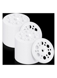 Y&D 45 mm Plastic Washers, Load Spreading Polypropylene Washers for Fixing and Supporting Rigid Foam Insulation Board Screws Nail, Remove it Easily, (100 Pcs)  - Image 1