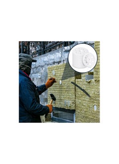 Y&D 45 mm Plastic Washers, Load Spreading Polypropylene Washers for Fixing and Supporting Rigid Foam Insulation Board Screws Nail, Remove it Easily, (100 Pcs)  - Image 2