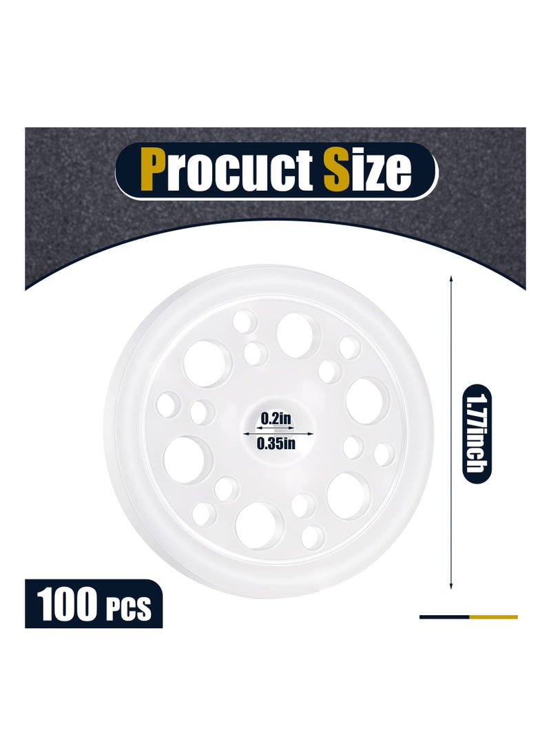 Y&D - 45 mm Plastic Washers, Load Spreading Polypropylene Washers for Fixing and Supporting Rigid Foam Insulation Board Screws Nail, Remove it Easily, (100 Pcs) - Image 1