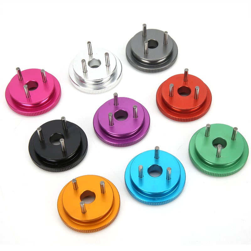 Upgraded CNC Machined 3 Pin Aluminum Flywheel 9Pcs Set For 1 8 Scale RC Car - Image 2