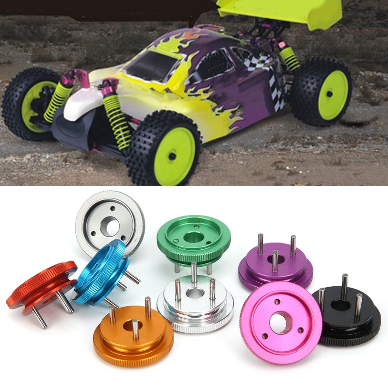 Upgraded CNC Machined 3 Pin Aluminum Flywheel 9Pcs Set For 1 8 Scale RC Car - Image 5