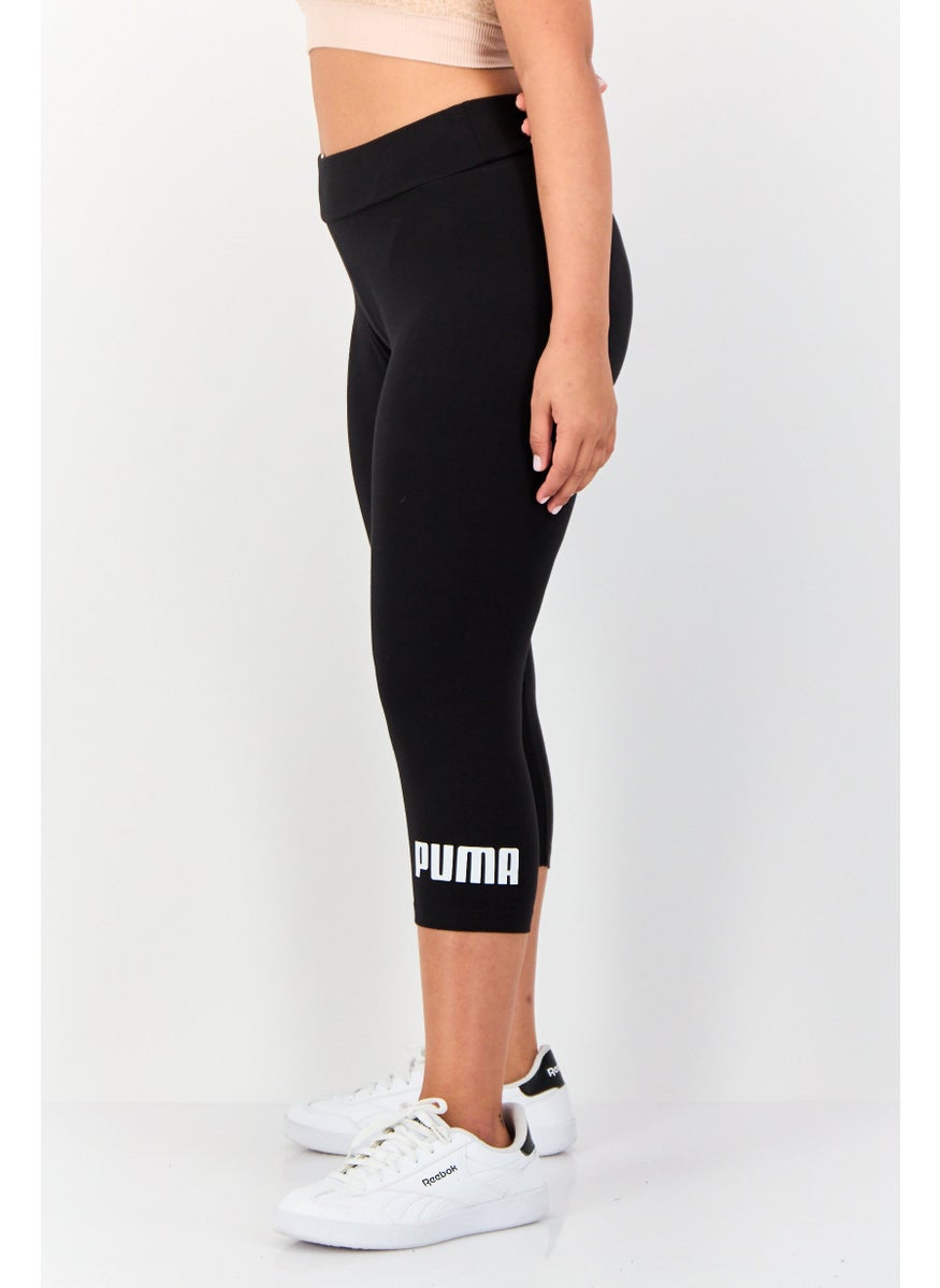 PUMA Women Tight Fit Training 3/4 Leggings, Black  - Image 2