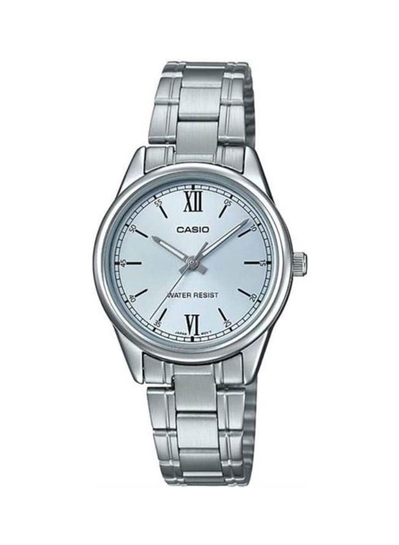 Women's Stainless Steel Analog Watch LTP-V005D-2B3UDF - 34 mm - Silver
