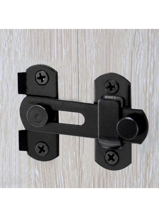 2 Pack Gate Lock Latch Flip Lock Window Cabinet Lock Safety Door Bolt Latch for Home Garden Garage(3 inch)   ﻿ - Image 2