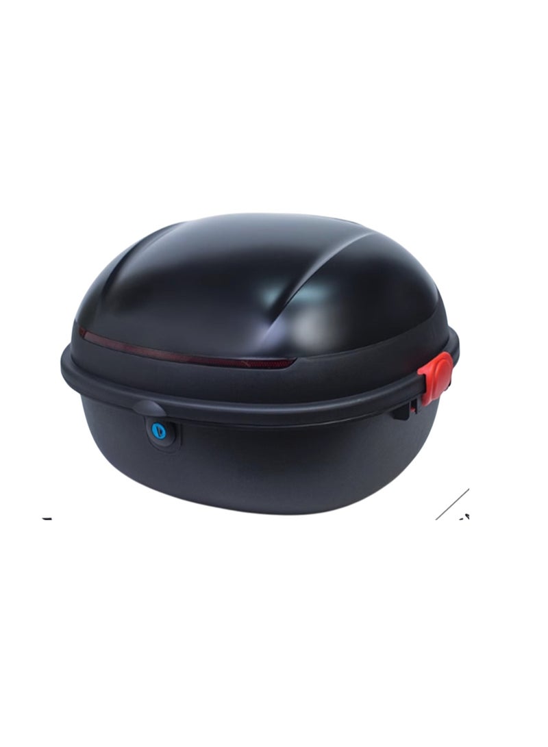 Motorcycle Rear Trunk Box, Large Waterproof Storage Bag with 2 Keys - Image 1