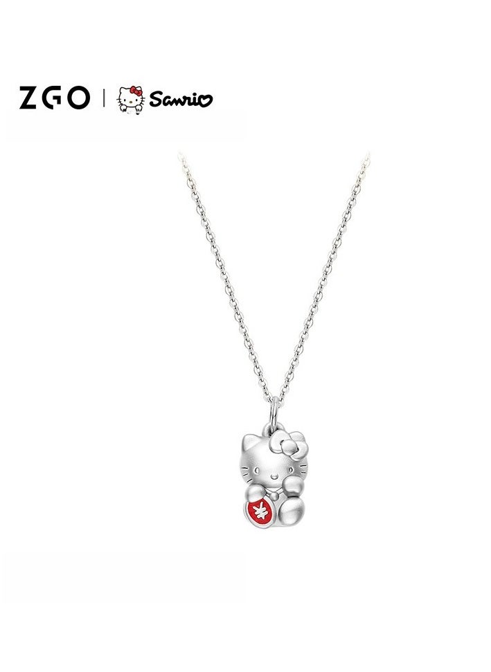 ZGO Pure Silver Necklace , Birthday And School Start Gift, Exquisite Jewelry  - Image 1