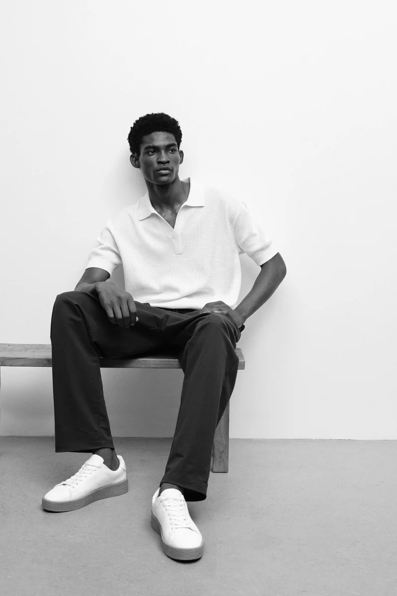 اتش اند ام بنطلون بقصّة مريحة