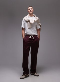 TOPMAN Wide Leg Jogger With Stripe  - Image 1